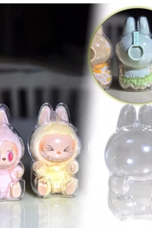 Labubu Accessories - Clear Protective Plush Cover Case (2-6PCS) | nekolulu