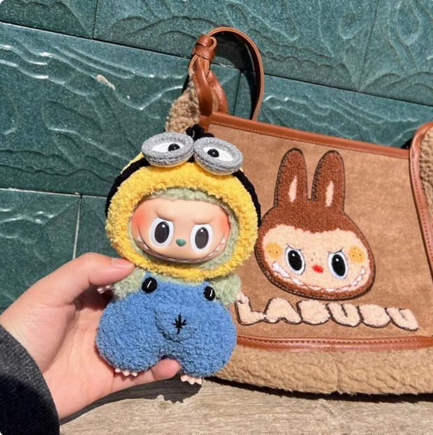 Labubu Clothes - Plush Doll Bee Outfit & Bunny Bag | nekolulu 1 Labubu Clothes - Plush Doll Bee Outfit & Bunny Bag | nekolulu