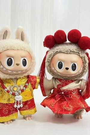 Labubu Clothes - Plush Doll Handmade Traditional Chinese Outfit Set 2025 | nekolulu