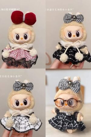 Labubu Clothing - Plush Doll Replacing Clothes Set (Styles A-D) | nekolulu