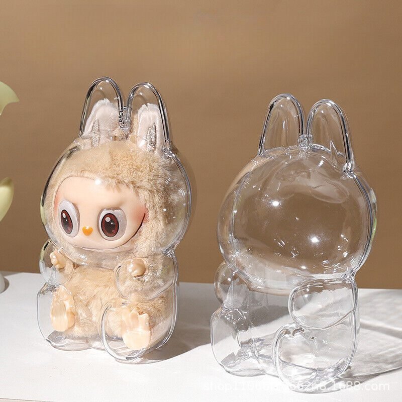Labubu Accessories - Clear Protective Plush Cover Case (2-6PCS) | nekolulu 2 Labubu Accessories - Clear Protective Plush Cover Case (2-6PCS) | nekolulu - Image 2