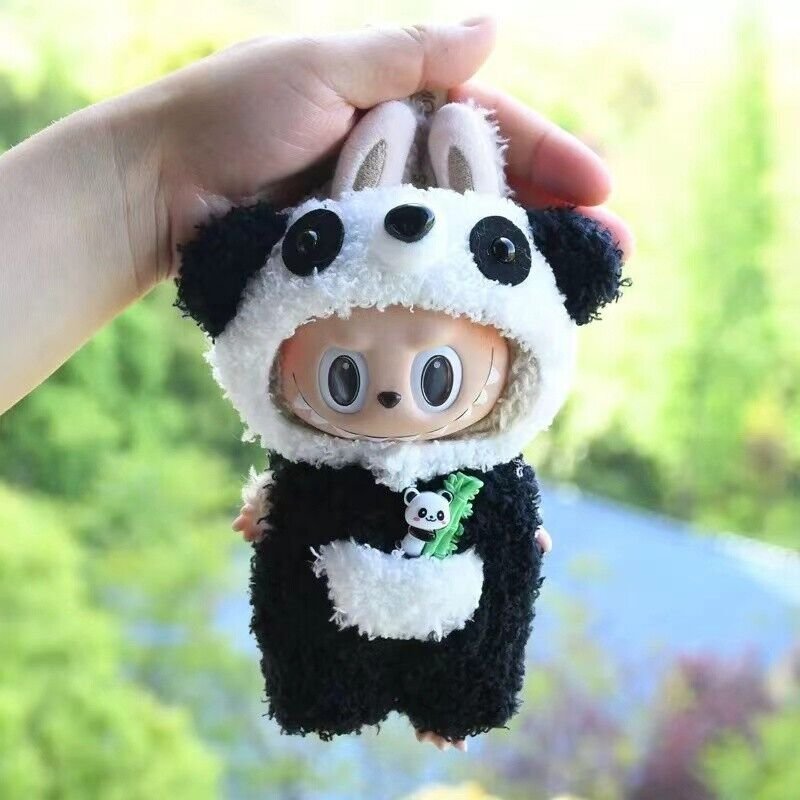Labubu Clothes Set – Panda Outfit with Bamboo Accessory | nekolulu 3 Labubu Clothes Set – Panda Outfit with Bamboo Accessory | nekolulu - Image 3