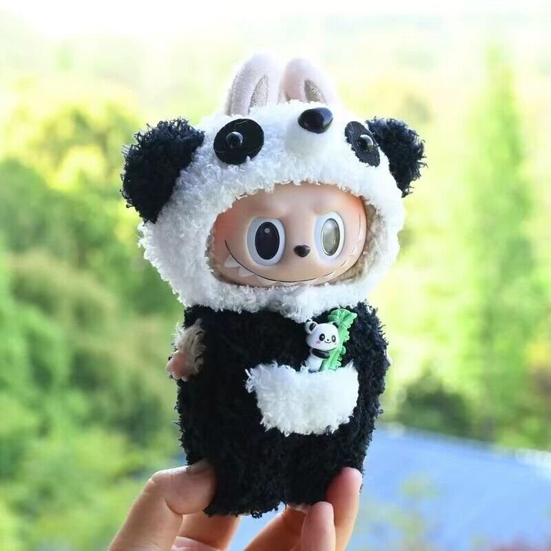Labubu Clothes Set – Panda Outfit with Bamboo Accessory | nekolulu 4 Labubu Clothes Set – Panda Outfit with Bamboo Accessory | nekolulu - Image 4