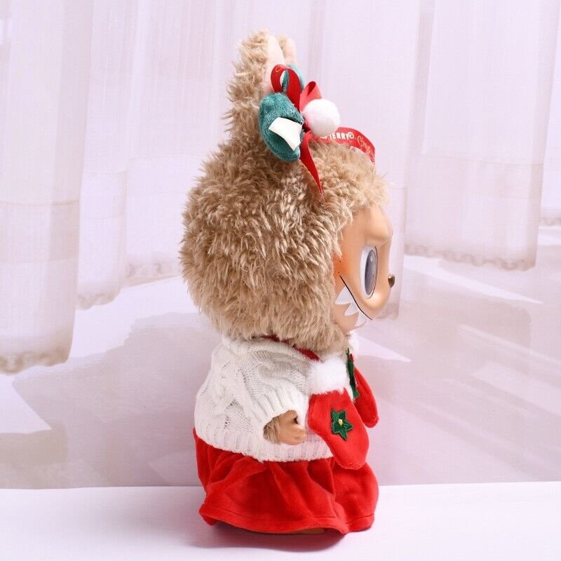 Labubu Clothes Set – 38cm Christmas Sweater, Skirt & Mittens | nekolulu 3 Labubu Clothes Set – 38cm Christmas Sweater, Skirt & Mittens | nekolulu - Image 3