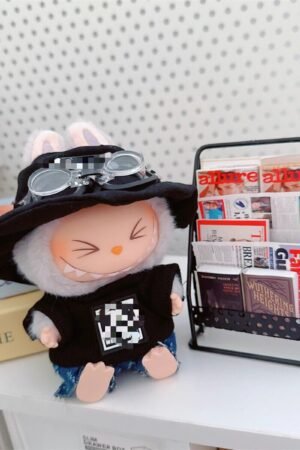 Labubu Clothes Set – Fashion Forward Outfits (Black/White Suit) | nekolulu