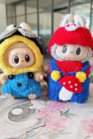 Labubu Clothes Set – Modern Replacement Outfits (Mario/Minions) | nekolulu