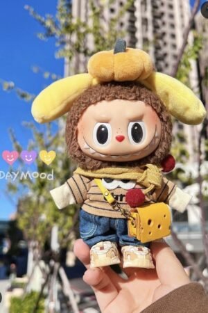 Labubu Clothes Set – Kimono Style Outfit (15-17cm) | nekolulu