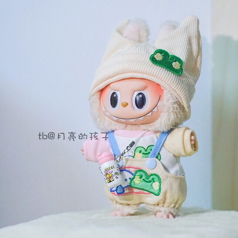 Labubu Clothes Set – Cartoon Overalls & Knitted Hat | nekolulu 5 Labubu Clothes Set – Cartoon Overalls & Knitted Hat | nekolulu - Image 5