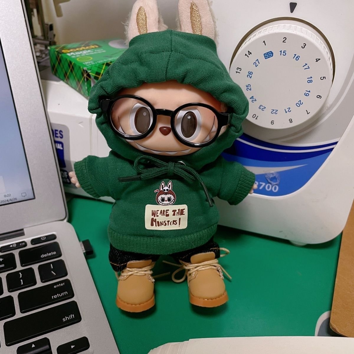 Labubu Clothes - Plush Doll Handmade Casual Hoodie Set | nekolulu 7 Labubu Clothes - Plush Doll Handmade Casual Hoodie Set | nekolulu - Image 7