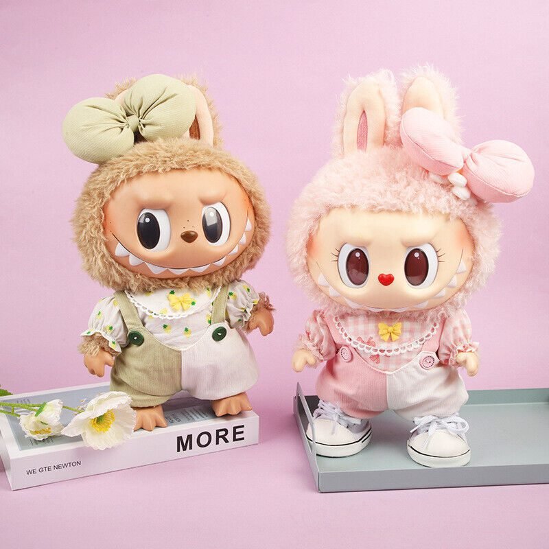 Labubu Clothing & Accessories - 38CM Handmade Plush Doll Clothes Set | nekolulu 1 Labubu Clothing & Accessories - 38CM Handmade Plush Doll Clothes Set | nekolulu