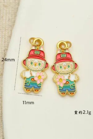 Labubu Cute Rabu Necklace - Non-Fading Mini Doll Jewelry | nekolulu