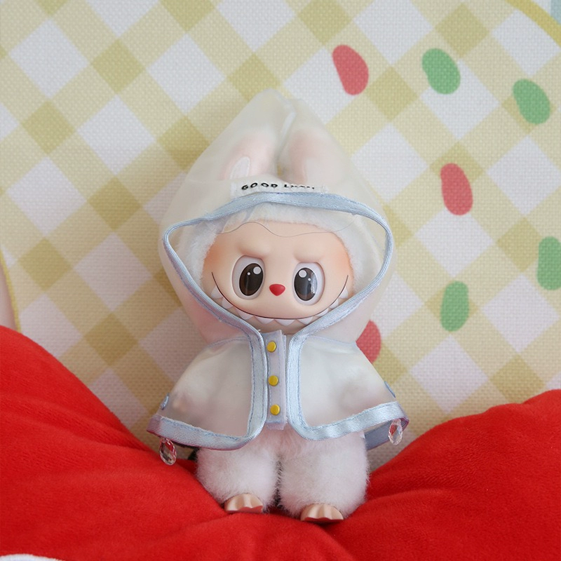 Labubu Clothes Set – Transparent Letter Raincoat | nekolulu 5 Labubu Clothes Set – Transparent Letter Raincoat | nekolulu - Image 5