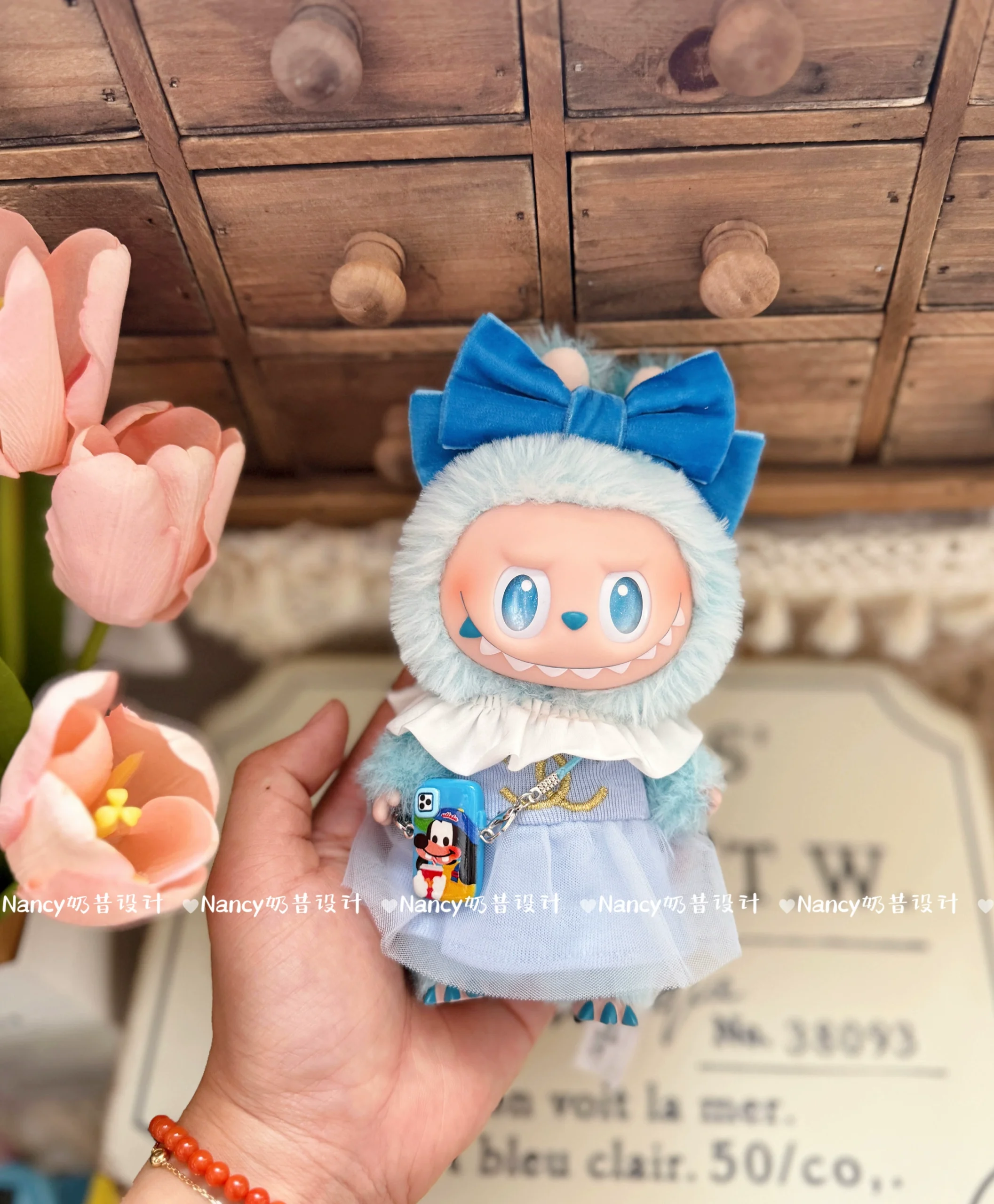 Labubu Clothes Set - Gauze Skirt Headband, Multi-color | nekolulu 1 Labubu Clothes Set - Gauze Skirt Headband, Multi-color | nekolulu