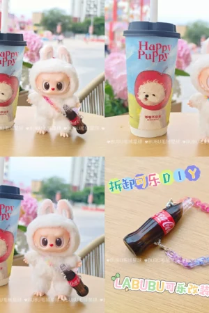 Labubu Coca-Cola Chain - DIY Disassembled Shoulder Chain - nekolulu