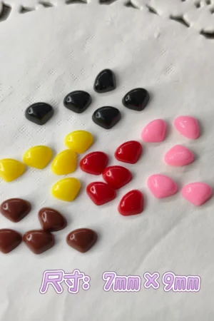 Labubu Doll Nose - 7x9mm Triangle Nose, 5 Colors, DIY Accessories | nekolulu