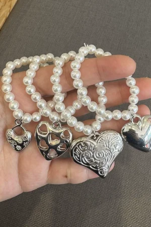 Labubu Doll Love Pearl Necklace - Blind Box Accessories & Pendants | nekolulu