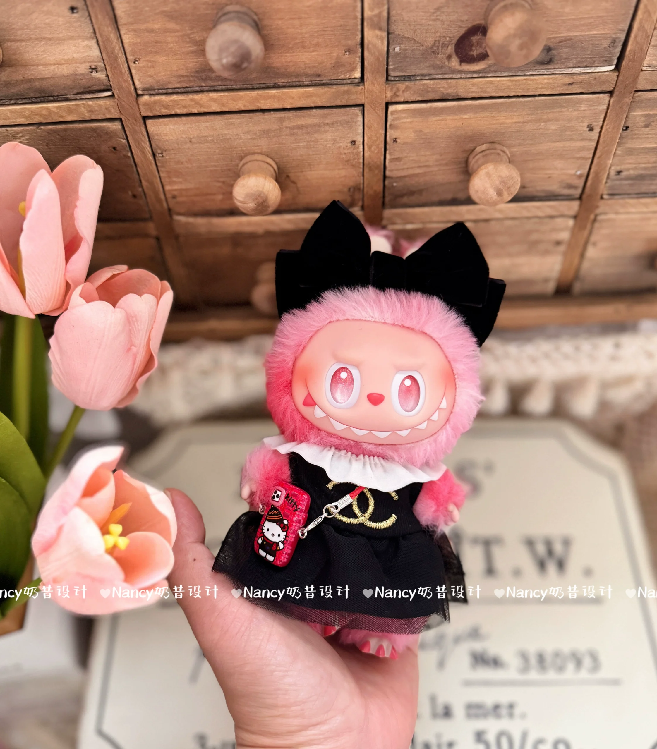 Labubu Clothes Set - Gauze Skirt Headband, Multi-color | nekolulu 4 Labubu Clothes Set - Gauze Skirt Headband, Multi-color | nekolulu - Image 4