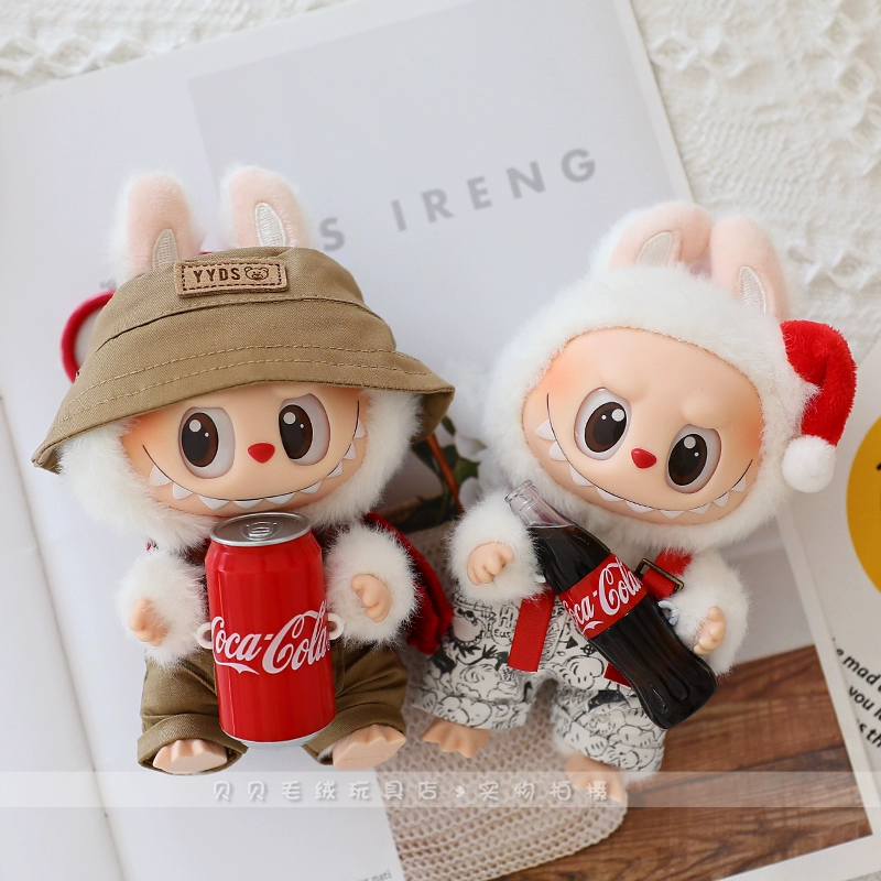 LABUBU Clothes Set - Fisherman Hat, Overalls, Canvas Shoes Outfits 3 LABUBU Clothes Set - Fisherman Hat, Overalls, Canvas Shoes Outfits - Image 3