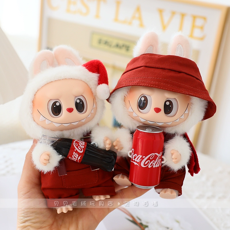 LABUBU Clothes Set - Fisherman Hat, Overalls, Canvas Shoes Outfits 4 LABUBU Clothes Set - Fisherman Hat, Overalls, Canvas Shoes Outfits - Image 4