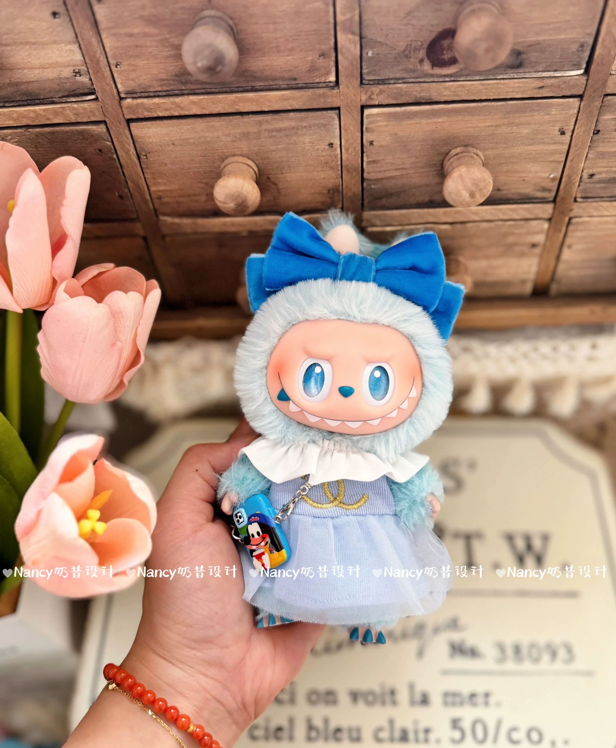 Labubu Clothes Set - Gauze Skirt Headband, Multi-color | nekolulu 2 Labubu Clothes Set - Gauze Skirt Headband, Multi-color | nekolulu - Image 2