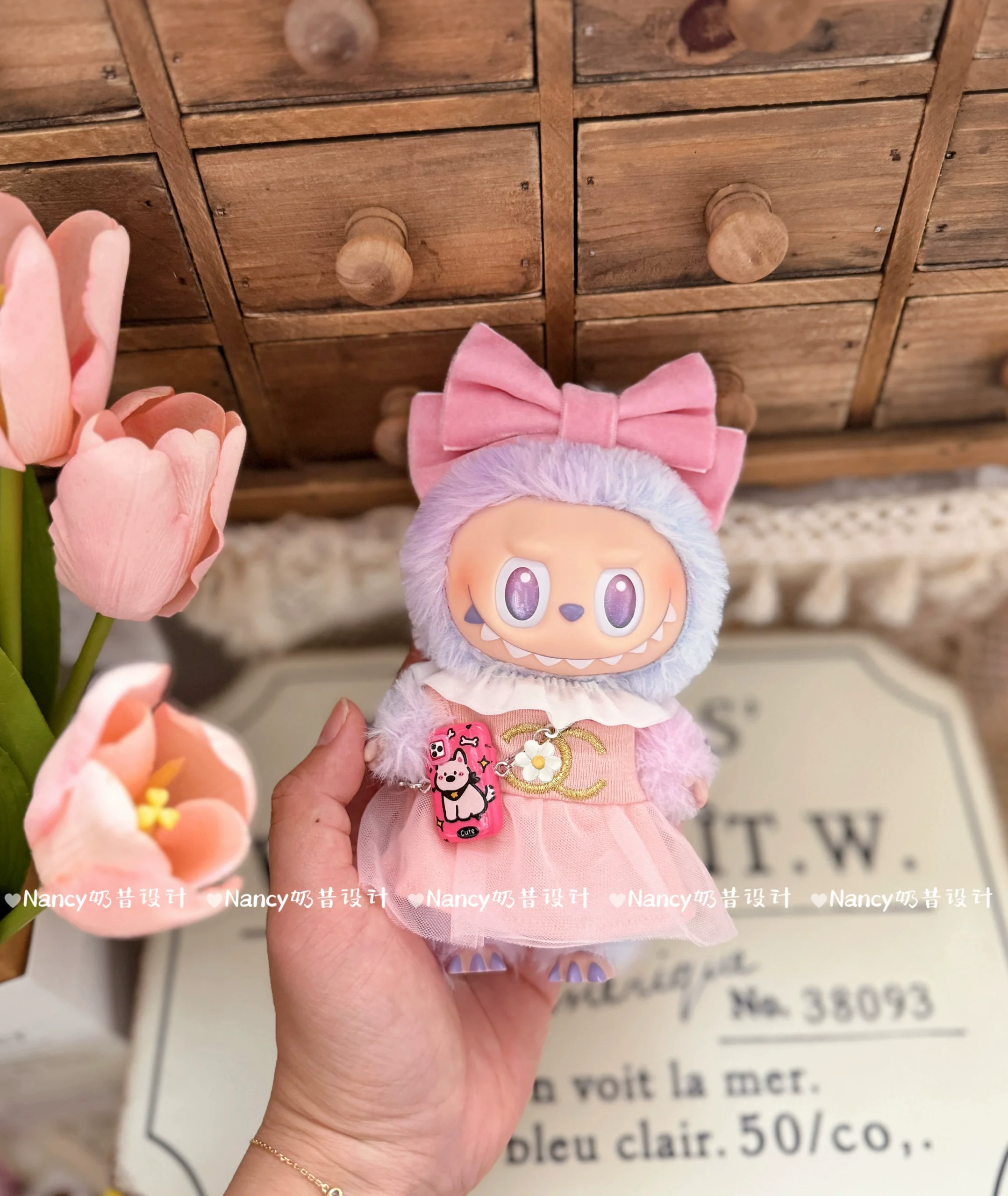 Labubu Clothes Set - Gauze Skirt Headband, Multi-color | nekolulu 3 Labubu Clothes Set - Gauze Skirt Headband, Multi-color | nekolulu - Image 3