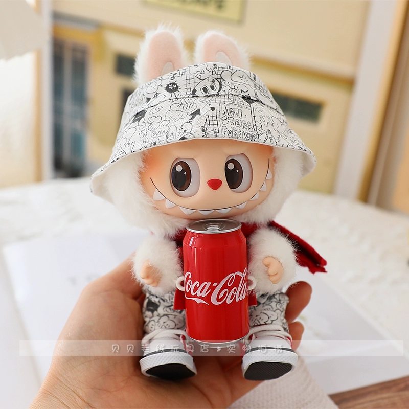 LABUBU Clothes Set - Fisherman Hat, Overalls, Canvas Shoes Outfits 2 LABUBU Clothes Set - Fisherman Hat, Overalls, Canvas Shoes Outfits - Image 2