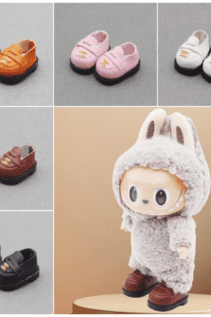 Labubu Shoes - Small Fragrant Style Leather Shoes  | nekolulu