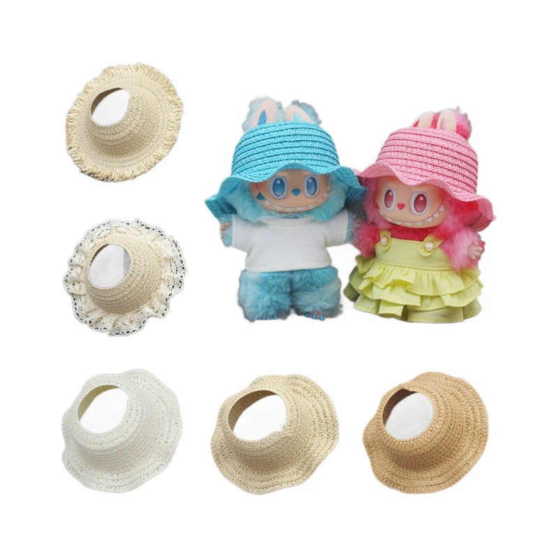 Labubu Doll Straw Hat - Handmade Woven, Multi-color, Labubu Doll Accessories | nekolulu 5 Labubu Doll Straw Hat - Handmade Woven, Multi-color, Labubu Doll Accessories | nekolulu - Image 5