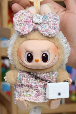 LABUBU Clothes Set - Colorful Little Fragrance Two-piece Outfit