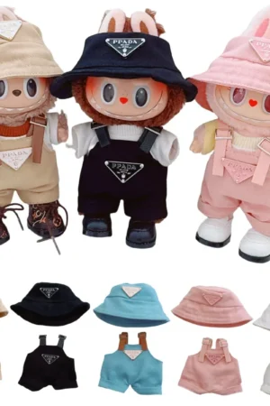 Labubu II Doll Clothes: 15/17CM Mini Doll Multi-Color Outfit Set