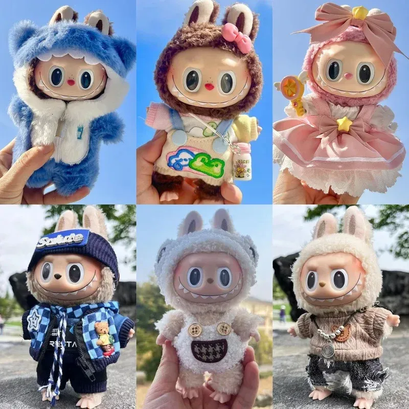 The New Frontier of Doll Fashion: Business Prospects and Opportunities in Labubu Doll Clothing 2 Cute Labubu doll dress up set with various clothing options and accessories