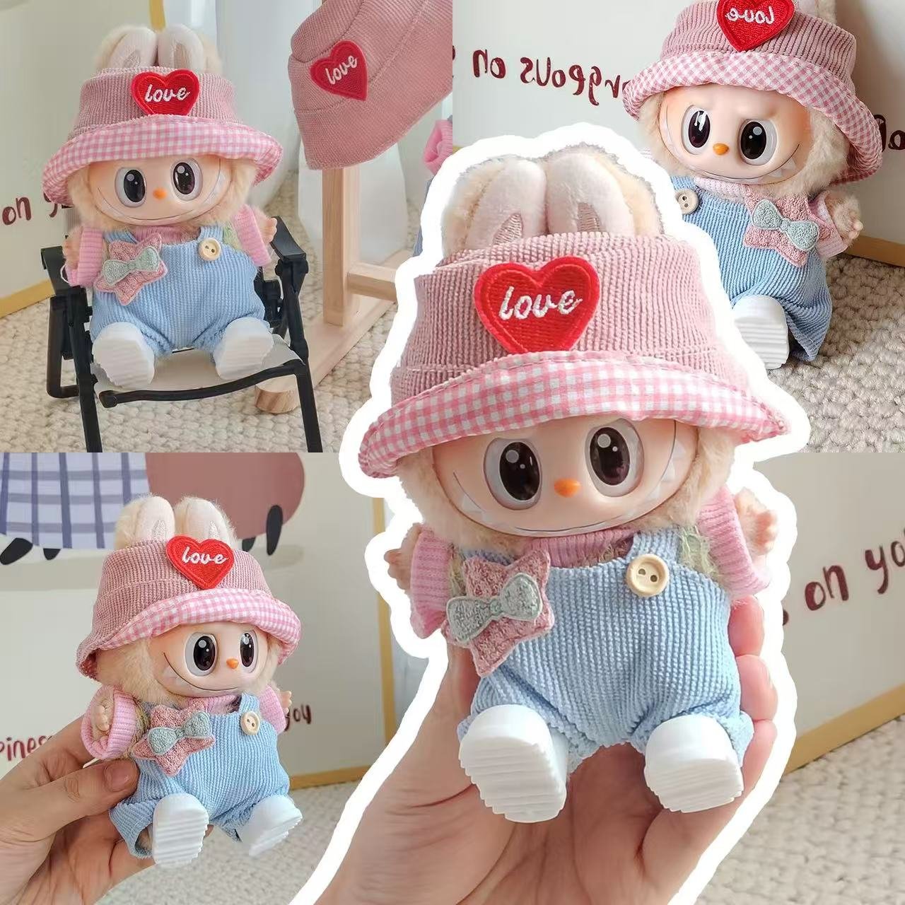 Labubu Doll in Stylish Outfit