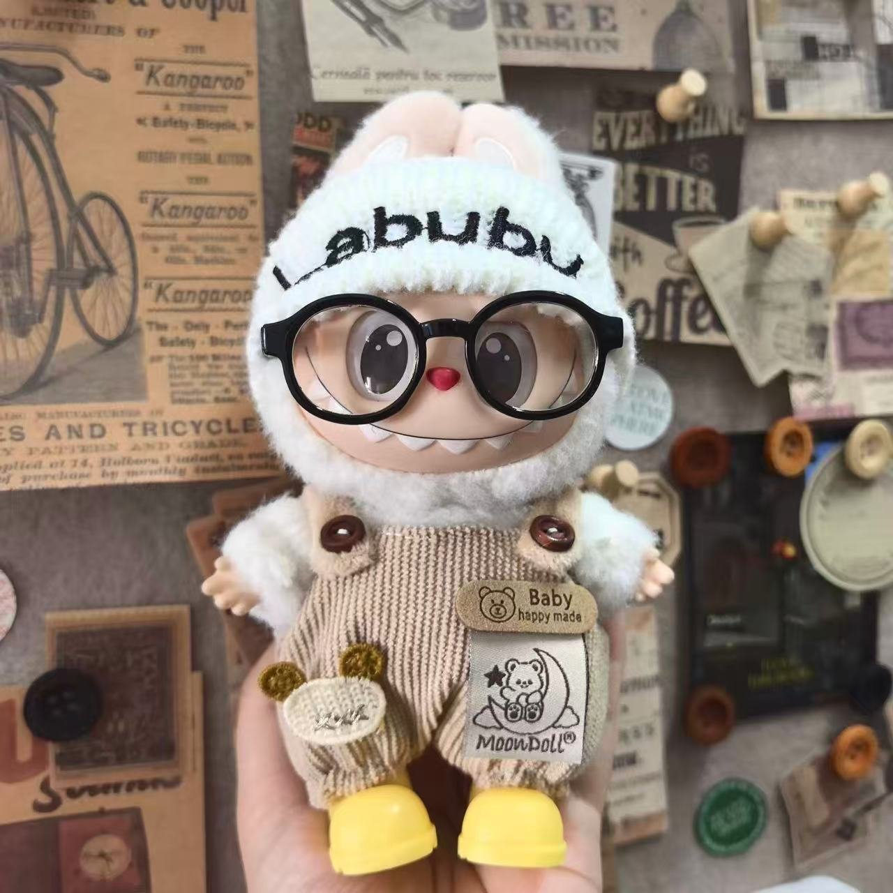 A rare, limited edition Labubu doll in its original packaging.