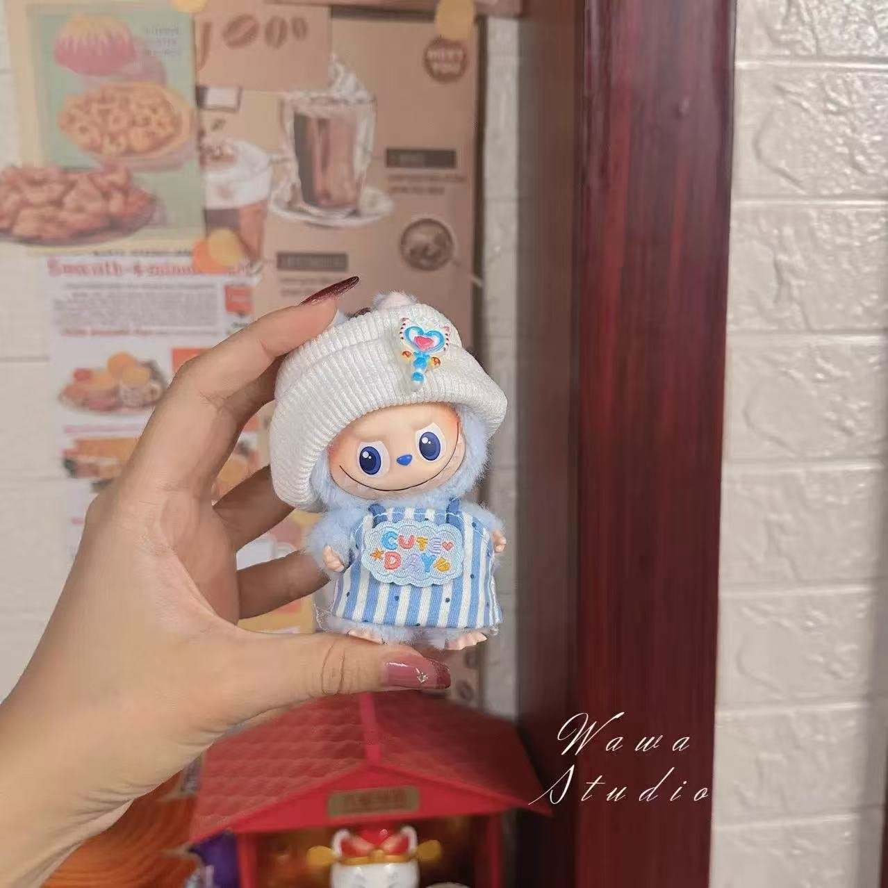 Handcrafted sustainable doll clothing with natural materials