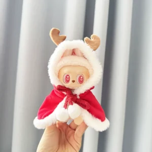 Pendant snowman hooded shawl