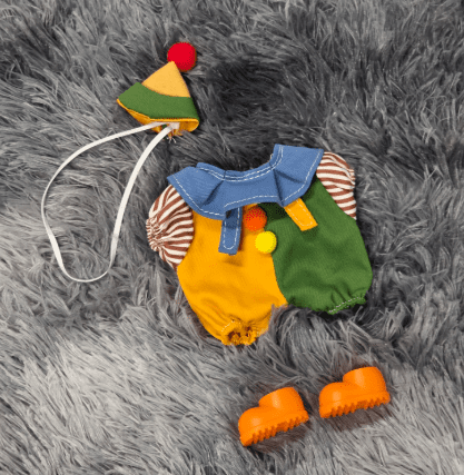 Labubu Doll Clothes (Halloween) – High Energy Macaron Clown Suit for 1st-4th Gen Labubu (2 SKUs) | nekolulu 4 Labubu Doll Clothes (Halloween) – High Energy Macaron Clown Suit for 1st-4th Gen Labubu (2 SKUs) | nekolulu - Image 4