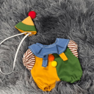 Labubu Doll Clothes (Halloween) – High Energy Macaron Clown Suit for 1st-4th Gen Labubu (2 SKUs) | nekolulu 5 Labubu Doll Clothes (Halloween) – High Energy Macaron Clown Suit for 1st-4th Gen Labubu (2 SKUs) | nekolulu - Image 5