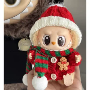 Christmas Little Red Riding Hood Gingerbread Man Sweater Christmas Scarf