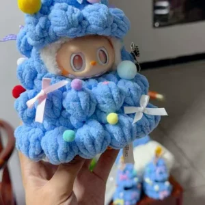 Light Blue Christmas Tree Baby Clothes [Baby Not Included]