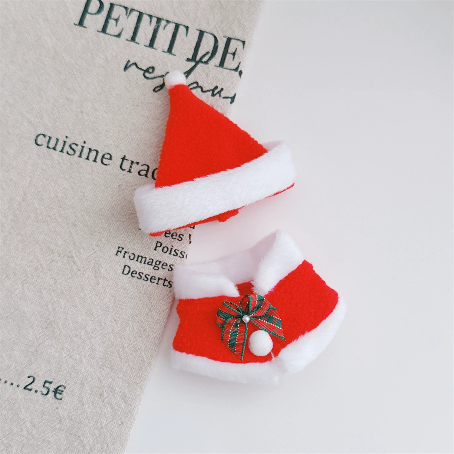 Labubu Doll Clothes (Christmas) – 10CM Mini 4.0 Heart Code Christmas Shawl & Hat (7 SKUs) | nekolulu 4 Labubu Doll Clothes (Christmas) – 10CM Mini 4.0 Heart Code Christmas Shawl & Hat (7 SKUs) | nekolulu - Image 4