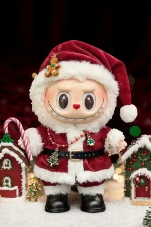 Labubu Doll Clothes – 17CM Christmas Santa Suit & Accessories for Vinyl Dolls | nekolulu