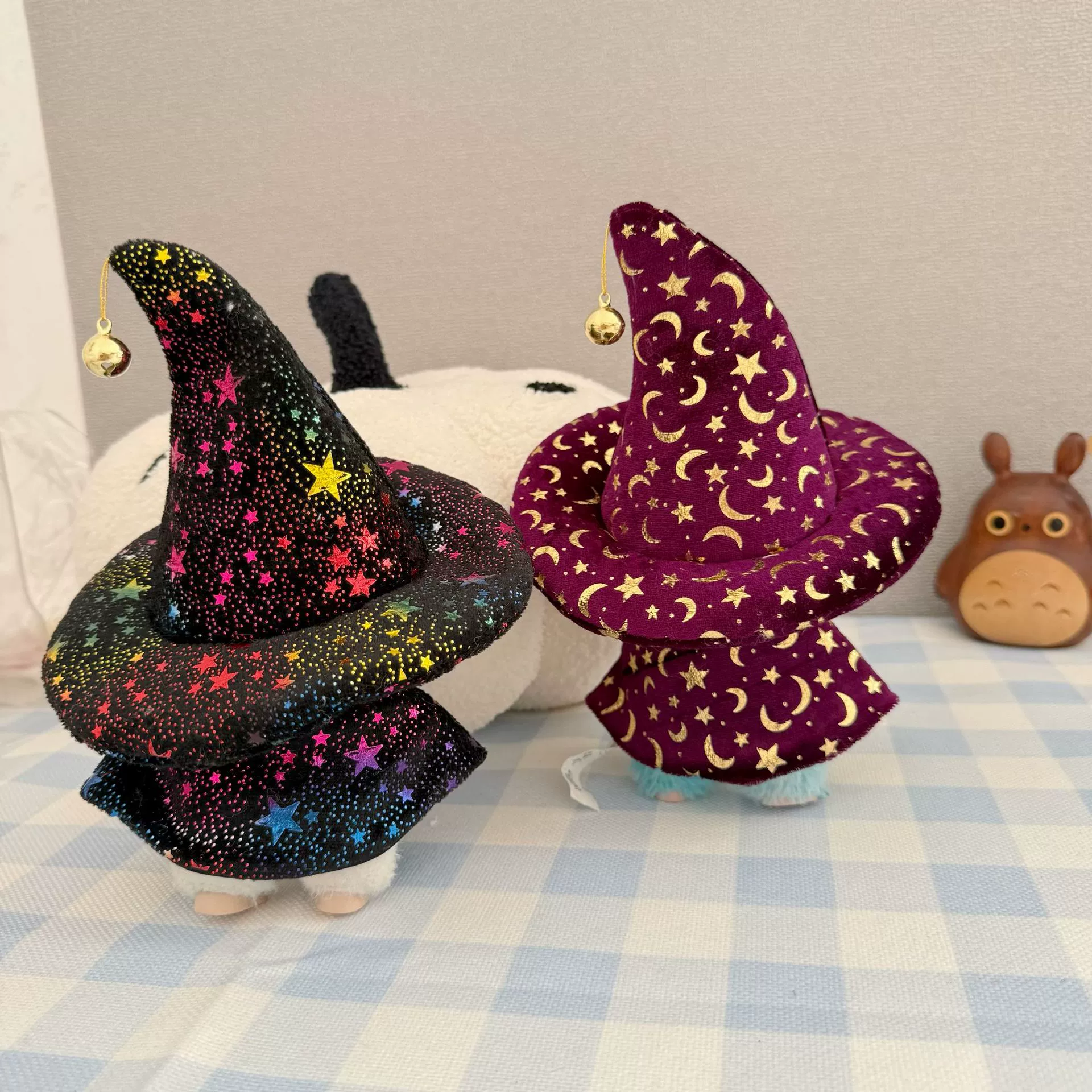 Labubu Doll Clothes (Halloween) – Starry Witch Hat & Cloak Set for 1st-3rd Gen Labubu (2 SKUs) | nekolulu 2 Labubu Doll Clothes (Halloween) – Starry Witch Hat & Cloak Set for 1st-3rd Gen Labubu (2 SKUs) | nekolulu - Image 2