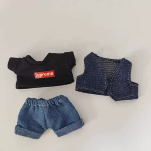 Labubu Doll Clothes – Streetwear Denim Suit & Separates (13 SKUs) | nekolulu