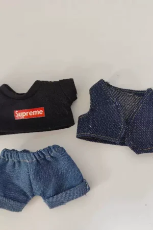 Labubu Doll Clothes – Streetwear Denim Suit & Separates (13 SKUs) | nekolulu