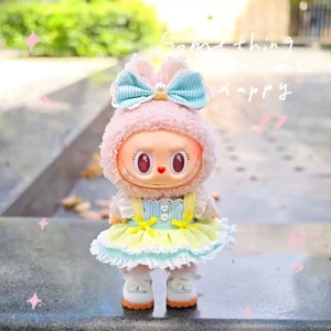 Labubu Doll Clothes (Lolita) – Sea Salt Lolita Skirt Suit & Princess Shoes for 1st-4th Gen Labubu (4 SKUs) | nekolulu