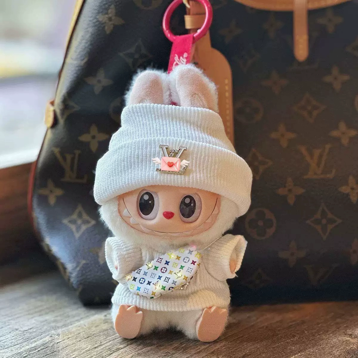 Labubu Doll Clothes (Outfit Set) – Luxury Sweater, Skirt, Hat & Accessories for 1st-4th Gen Labubu (4 SKUs) | nekolulu 2 Labubu Doll Clothes (Outfit Set) – Luxury Sweater, Skirt, Hat & Accessories for 1st-4th Gen Labubu (4 SKUs) | nekolulu - Image 2