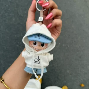 [Baby clothes] labubu4.0 baby clothes C family sports style suit mini labubu fourth generation heart code clothes