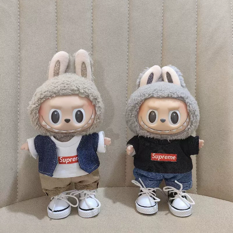 Labubu Doll Clothes – Streetwear Denim Suit & Separates (13 SKUs) | nekolulu 2 Labubu Doll Clothes – Streetwear Denim Suit & Separates (13 SKUs) | nekolulu - Image 2