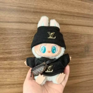 Home 47 Labubu Doll Clothes (Outfit Set) – Luxury Sweater, Skirt, Hat & Accessories for 1st-4th Gen Labubu (4 SKUs) | nekolulu