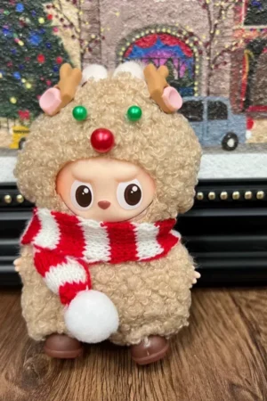 Labubu Doll Clothes (Christmas) – Mini 4.0 Heart Code Christmas Battle Suit for 4th Gen Labubu (11 SKUs) | nekolulu